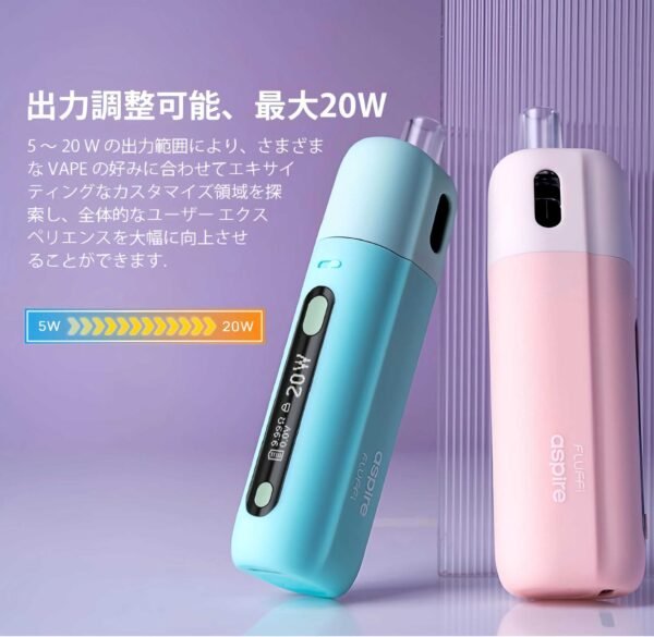 小煙主機 ASPIRE FLUFFI 酪梨妹妹註油主機套組 台灣電子煙推薦